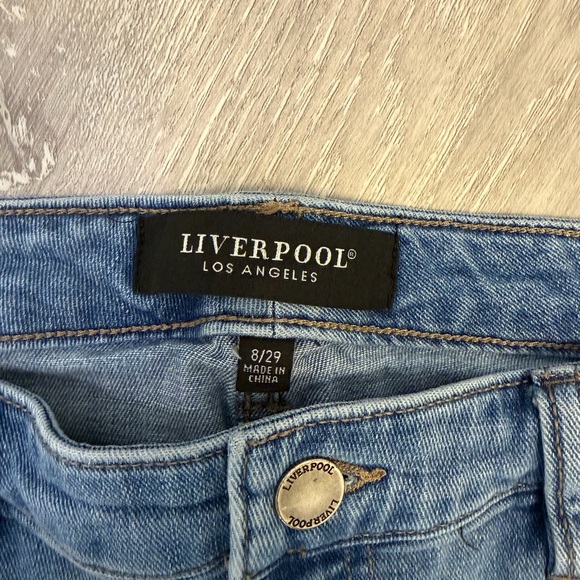 Liverpool Light Blue Flare Jeans - Picture 2 of 6